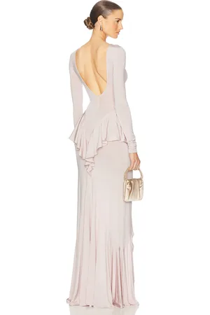 Helsa Amala Jersey Dress in - Rose. Size L (also in M, S, XS).