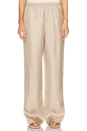 Loulou de Saison Alera Pant in - Beige. Size L (also in M, XS).