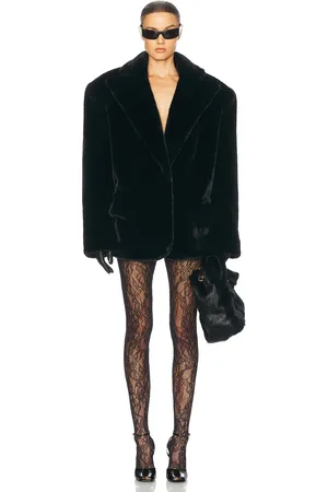 Helsa The Oslo Faux Fur Coat in - . Size L (also in M, S, XL, XS, XXS).