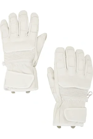 Whitespace Leather Riding Gloves in - White. Size L/XL (also in ).