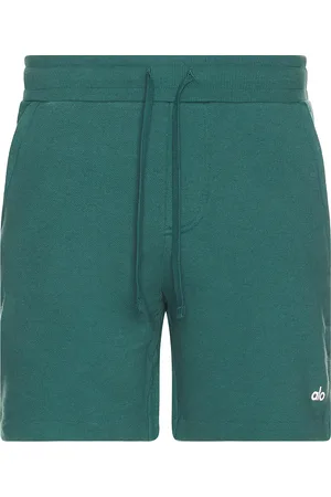 alo Chill Shorts in - Green. Size L (also in M, S, XL/1X).