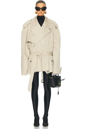 Balenciaga Cropped Trench Jacket in - . Size 3 (also in ).