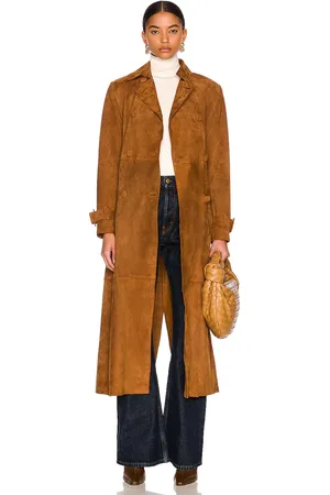 Nour Hammour Tate Coat in - Cognac. Size 40 (also in 36).