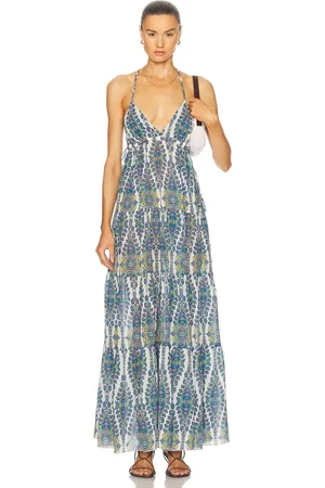 Etro Sleeveless Maxi Dress in - Blue. Size 36 (also in ).