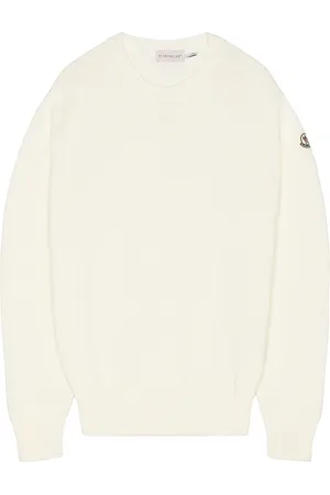 Moncler Crew Neck Sweater in - White. Size L (also in M, S, XL/1X).