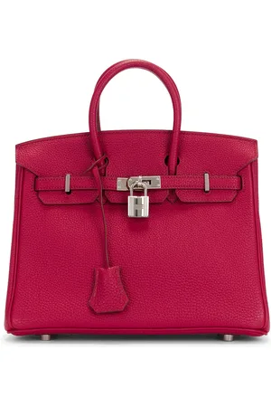 Hermès Togo Birkin 25 Handbag in - Wine. Size all.