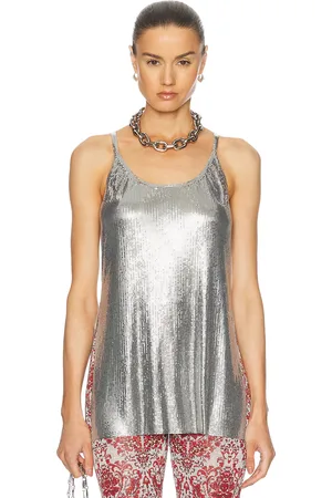 Paco rabanne Metallic Top in - Metallic . Size 38 (also in 36).