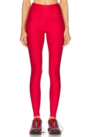 alo High Waist Airlift Legging in - Red. Size L (also in ).