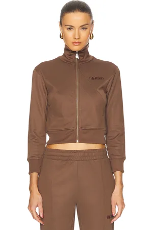 The Attico Sweatshirt in - Chocolate. Size 36 (also in 38, 40, 42, 44).