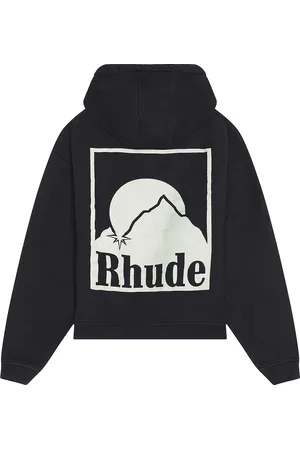 Rhude Moonlight Badge Hoodie in - Black. Size L (also in ).