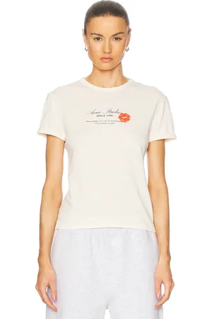 Acne Studios Etza Business Card T-shirt in - Grey. Size M (also in S, XS).