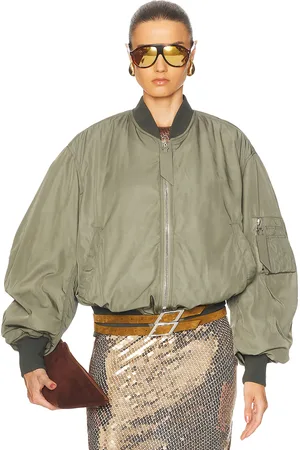 The Attico Bomber Jacket in - Army. Size 38 (also in 40, 44).