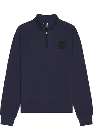 The North Face Box Half Dome 1/4 Zip in - Blue. Size L (also in XL/1X).