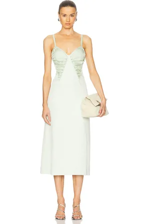 Jil Sander Sleeveless Dress in - Mint. Size 40 (also in 42).
