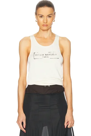 Maison Margiela Tank Top in - Ivory. Size L (also in M).