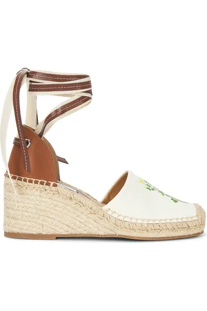 Stella McCartney Gaia Bananatex Wedge in - Cream. Size 37 (also in 38, 39, 40, 41).