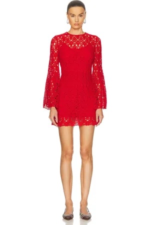 GABRIELA HEARST Archie Dress in - Red. Size 36 (also in 38).
