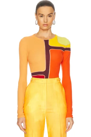 GABRIELA HEARST Atreus Sweater in - Orange. Size L (also in M, S, XS).