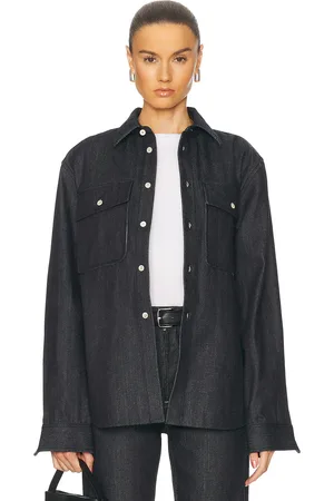 Jil Sander Denim Shirt in - Blue. Size M (also in S, XS).