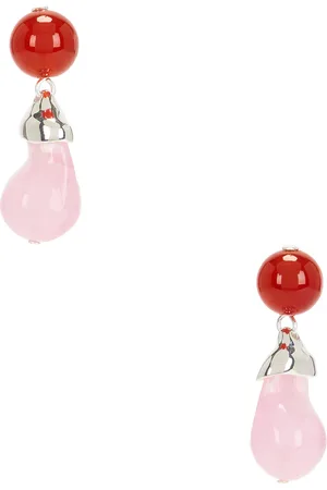 COMPLETEDWORKS Rose Quartz Bio Resin Earrings in - Pink. Size all.