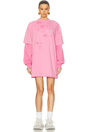 Balenciaga Camp Destroy Top in - Pink. Size 1 (also in 2, 3, 4).