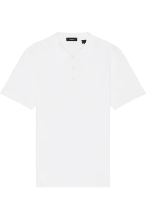 THEORY Bron Cotton Polo in - . Size M (also in S, XL/1X, XXL/2X).