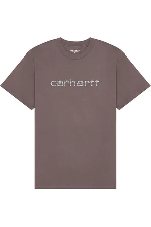 Carhartt S/S Rivet Script T-Shirt in - Grey. Size L (also in M, S, XL/1X).