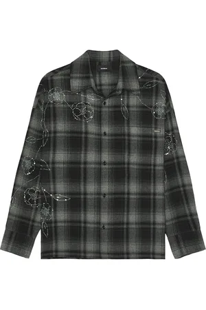 Nahmias Plaid Beaded Oversized Shirt in - . Size M (also in ).