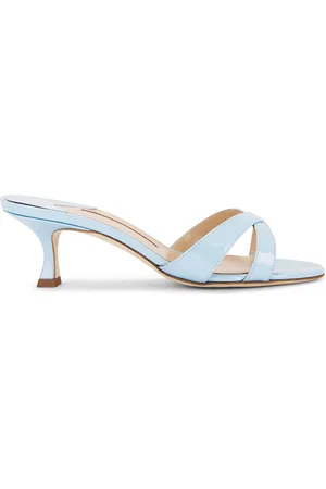 Manolo Blahnik Callamu 50 Sandal in - Blue. Size 39.5 (also in ).