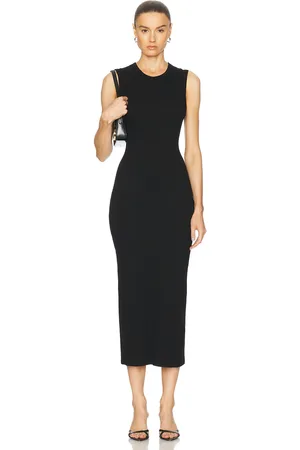 ENZA COSTA Textured Rib Sleeveless Maxi Dress in - . Size L (also in S, XS).