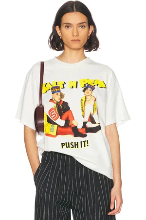 Philcos Salt-N-Pepa Push It Boxy Tee in - Cream. Size L (also in XL/1X).