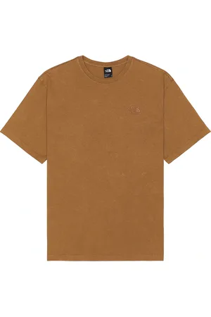 The North Face Short Sleeve Nature Relaxed Tee in - Tan. Size L (also in M, XL/1X).