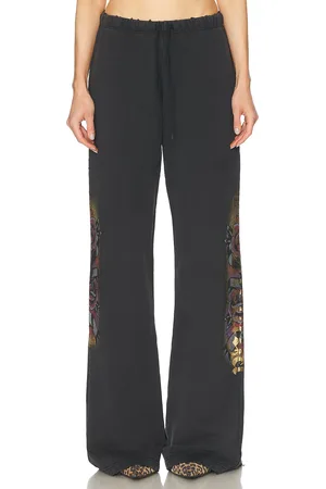 Balenciaga Flared Sweatpant in - Black. Size L (also in M, XS).