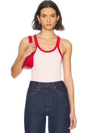 RE/DONE Ribbed Tank in - Blush. Size M (also in S, XS).