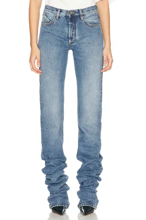 The Attico Long Pant in - Blue. Size 28 (also in 29, 30).