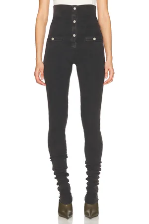 The Attico Long Pant in - Charcoal. Size 36 (also in 38, 40, 42, 44).