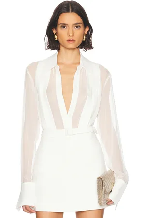 SANS FAFF Meghan Panelled Silk Blouse in - . Size M (also in ).