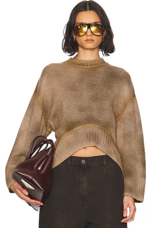 The Attico Sweater in - Brown. Size 38 (also in 40, 44).