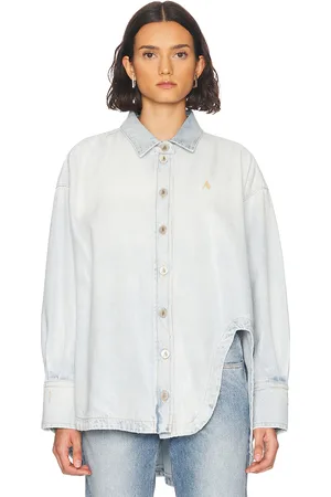 The Attico Blouson Top in - Blue. Size 36 (also in 38, 40, 42, 44).