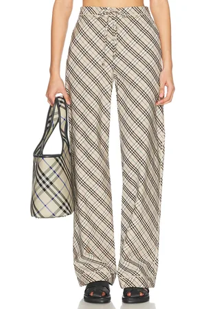 Burberry Straight Leg Pyjama Pant in - Beige. Size 0 (also in 4).