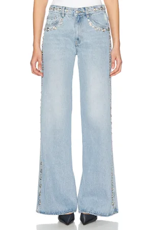 COPERNI Studded Wide Leg in - Blue. Size L (also in M, S, XS).