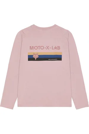 Kiko Kostadinov X Fox Racing Long Sleeve Tee Shirt in - Mauve. Size L (also in M, S, XL/1X).