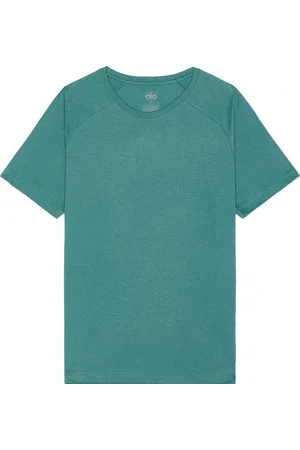 alo The Triumph Crew Neck Tee in - Slate. Size L (also in M).