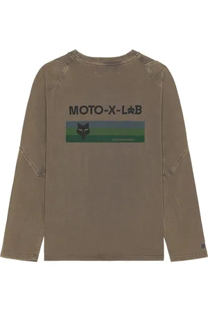 Kiko Kostadinov X Fox Racing Long Sleeve Tee Shirt in - Grey. Size L (also in M, S, XL/1X).