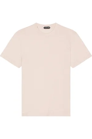 Tom Ford Melange Crew Tee in - Blush. Size 48 (also in 50, 52).