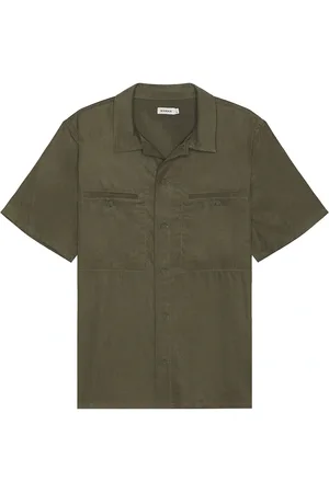 Simkhai Military Work Shirt in - Army. Size L (also in M, XL/1X).