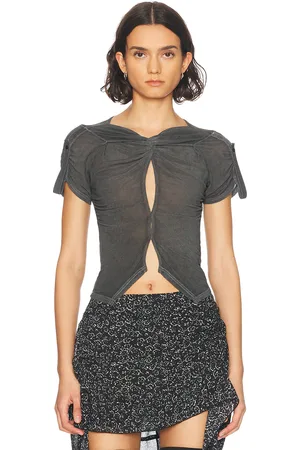 KNWLS Twist Top in - Black. Size M (also in S, XS).