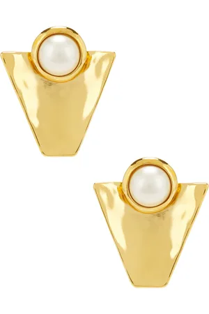 Saint Laurent Earrings in - Cream. Size all.