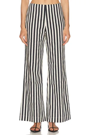 SIMON MILLER Pia Poplin Pant in - Black,White. Size 8 (also in ).