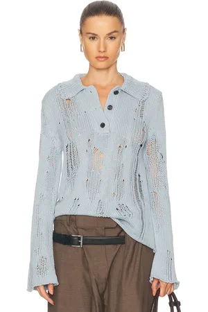 Acne Studios Kummer Top in - Blue. Size L (also in XS).